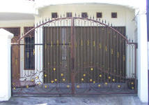 wrought iron gates #BA3674