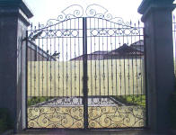 wrought iron gates #BA3991