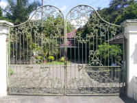 wrought iron gates #BA3319