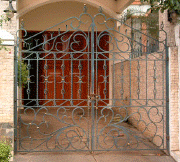 wrought iron gates #BT3664
