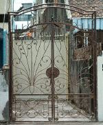wrought iron gates #CC5329