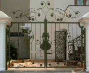 wrought iron gates #CC1366