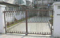 wrought iron gates #BT5997