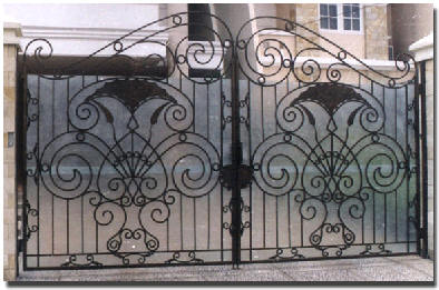 wrought iron gates #BT1528