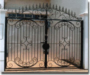 wrought iron gates #BT0234