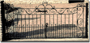 wrought iron gates #BA1466