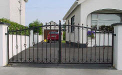 wrought iron gates #BT4904