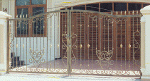 wrought iron gates #BG7990